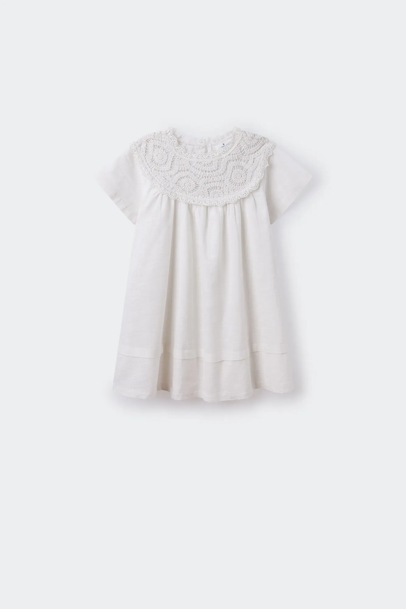 Springfield Kids Vestido collar crochet niña