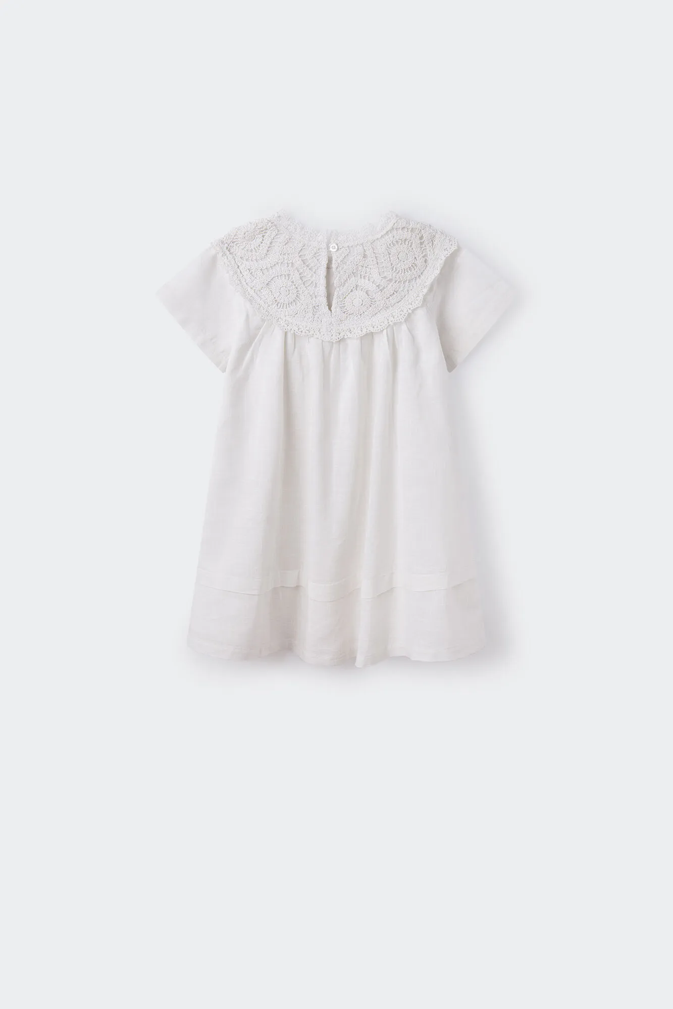 Springfield Kids Vestido collar crochet niña