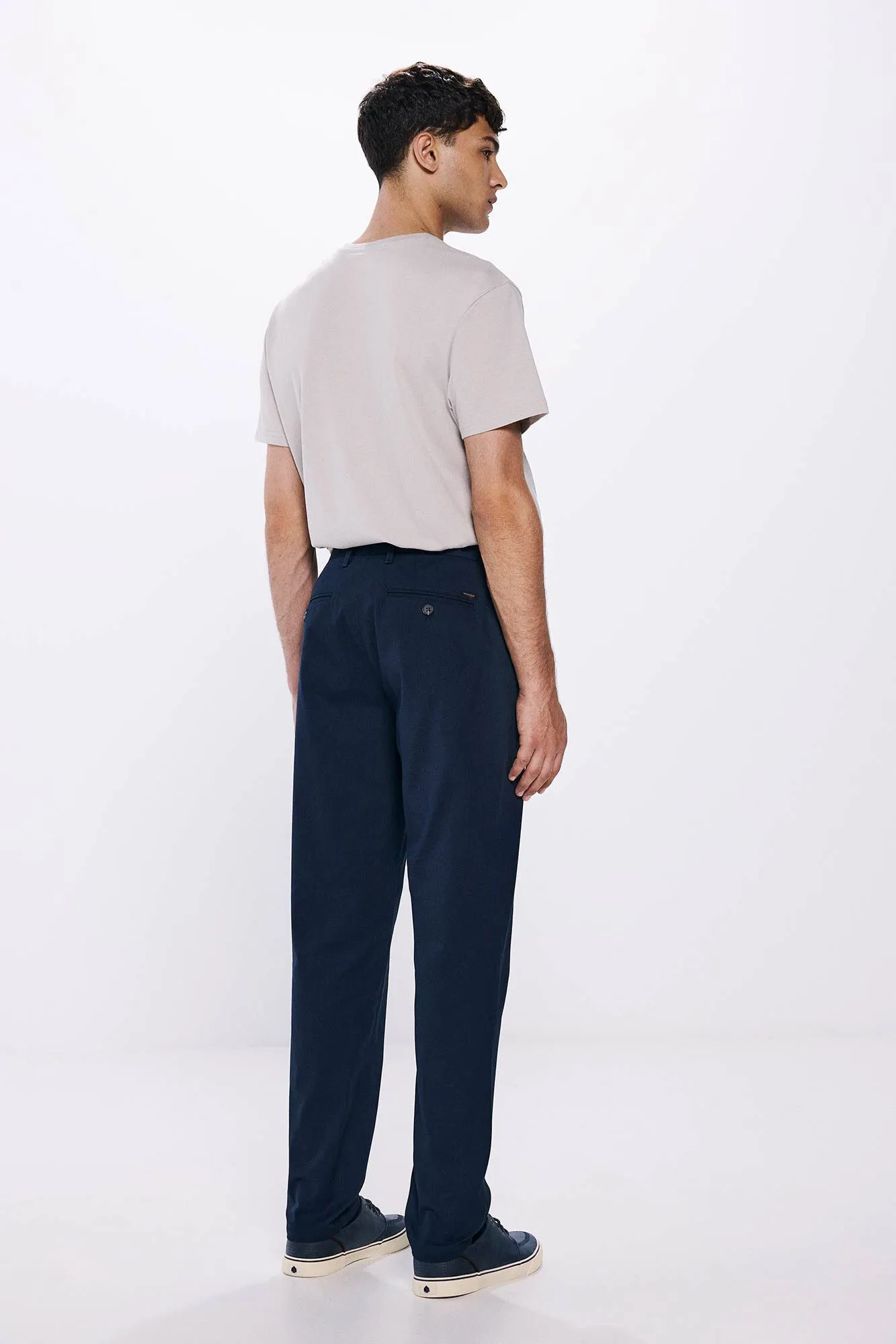 Springfield Pantalón chino vestir comfort slim fit