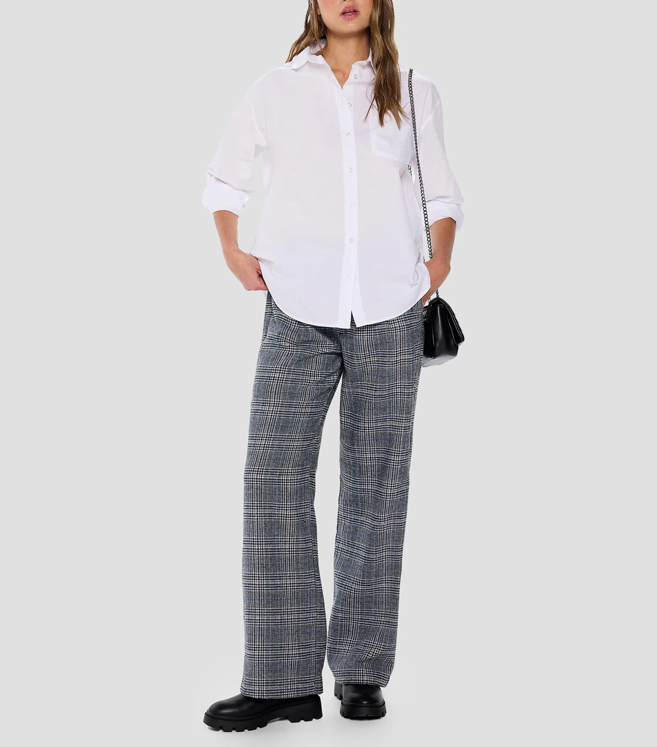 Springfield Pantalón con Cuadros Mujer