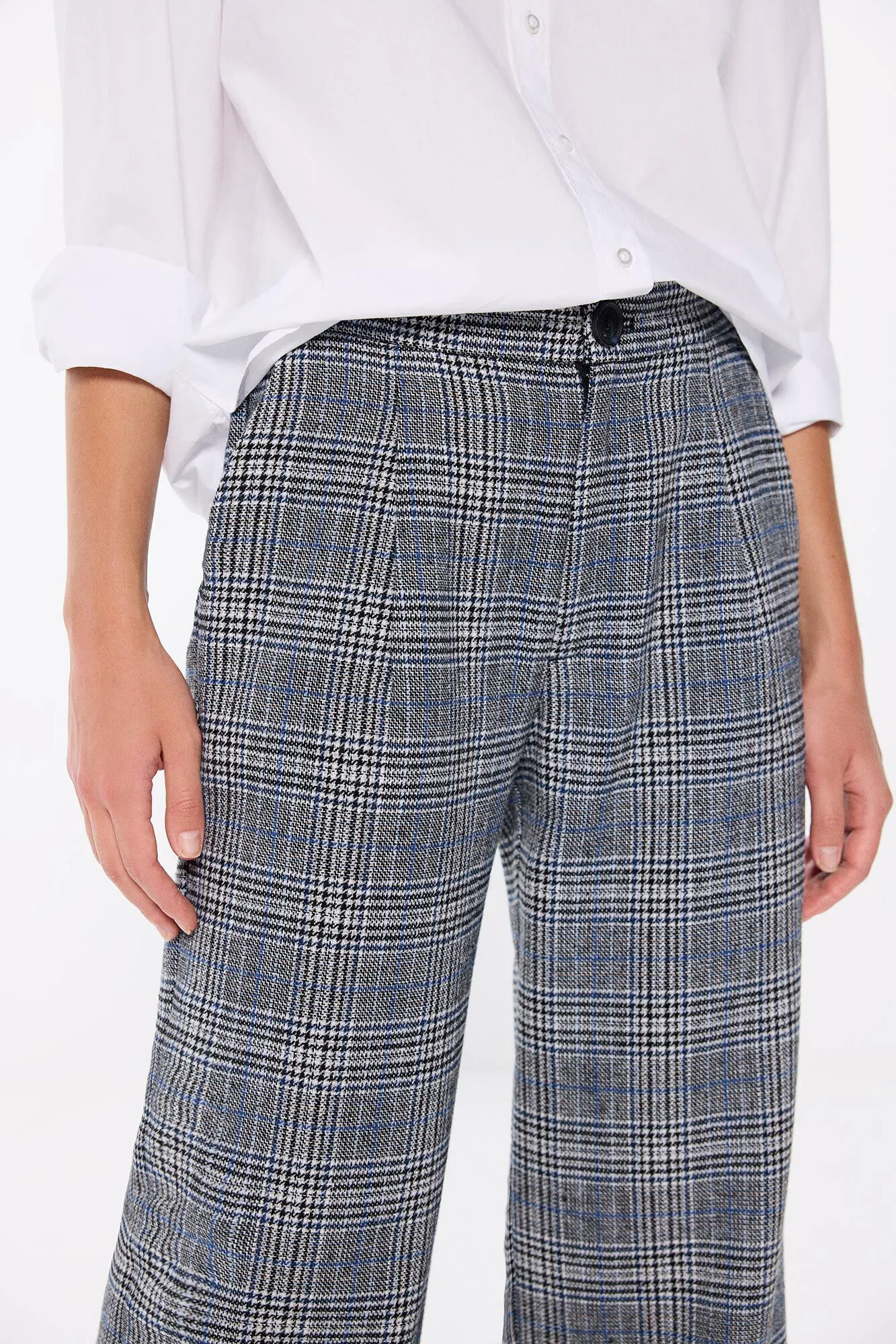 Springfield Pantalón con Cuadros Mujer