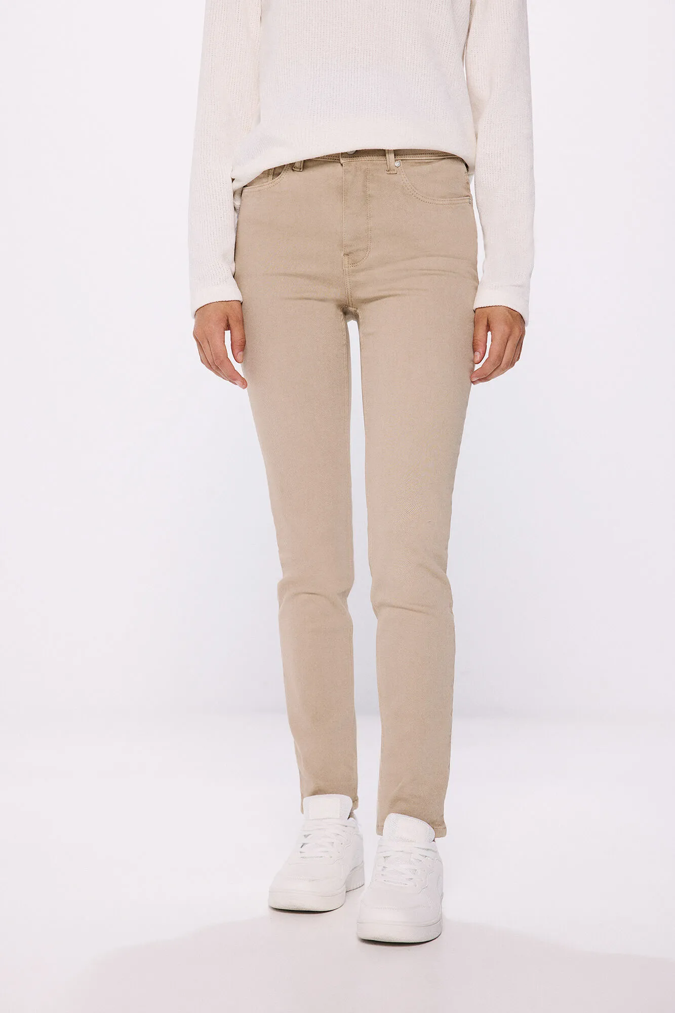 Springfield Pantalón Slim Color