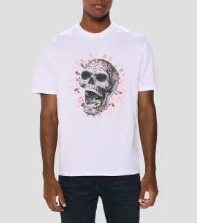 Springfield Playera cuello redondo manga corta con Calavera Hombre