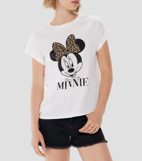 Springfield Playera "Minnie Mouse" Manga Corta Mujer