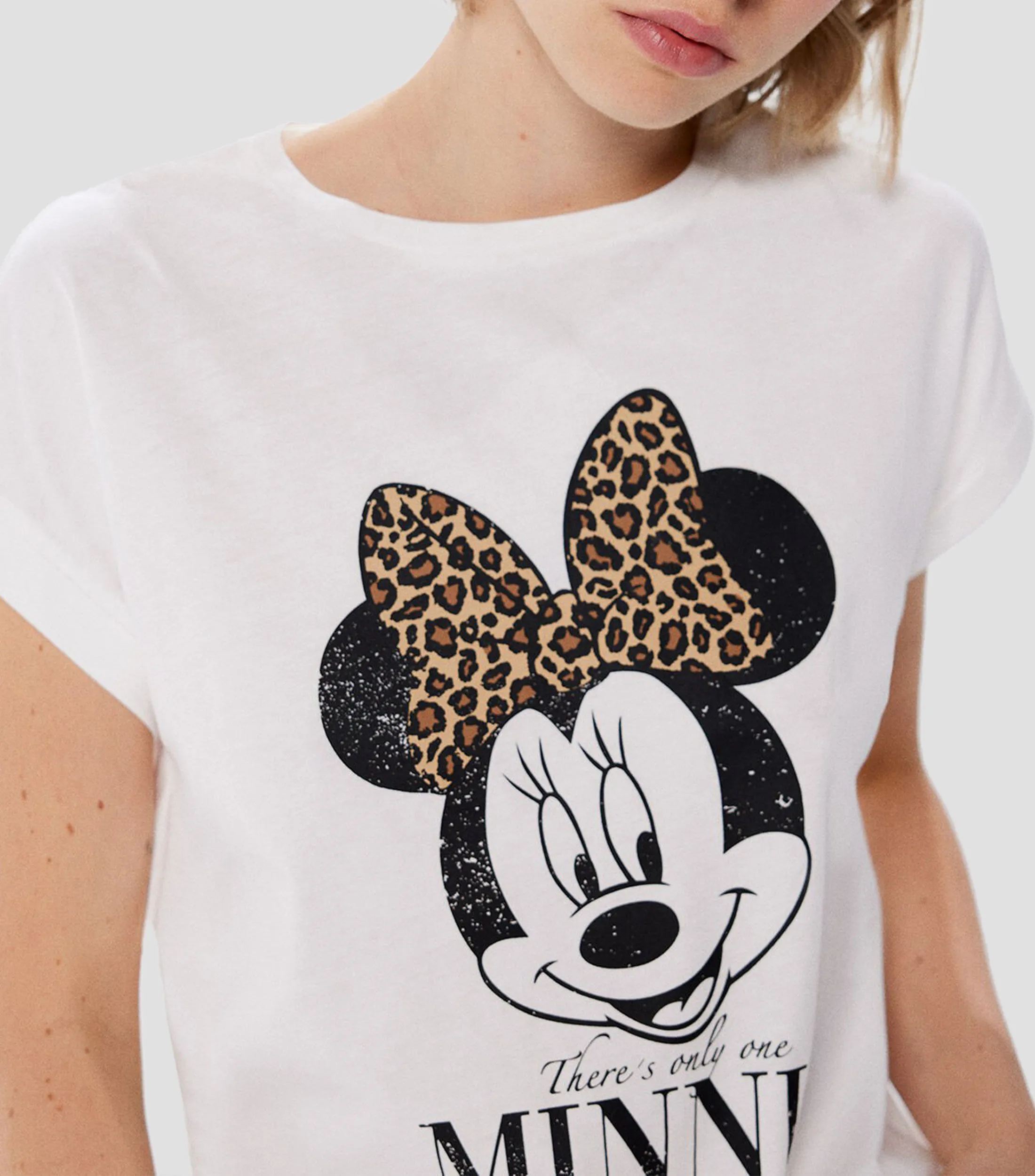 Springfield Playera "Minnie Mouse" Manga Corta Mujer