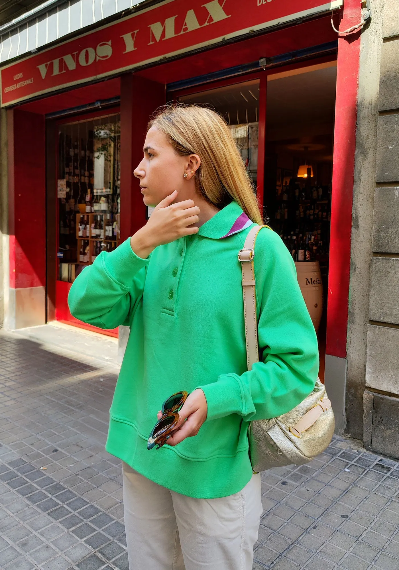 Sudadera Polo Verde