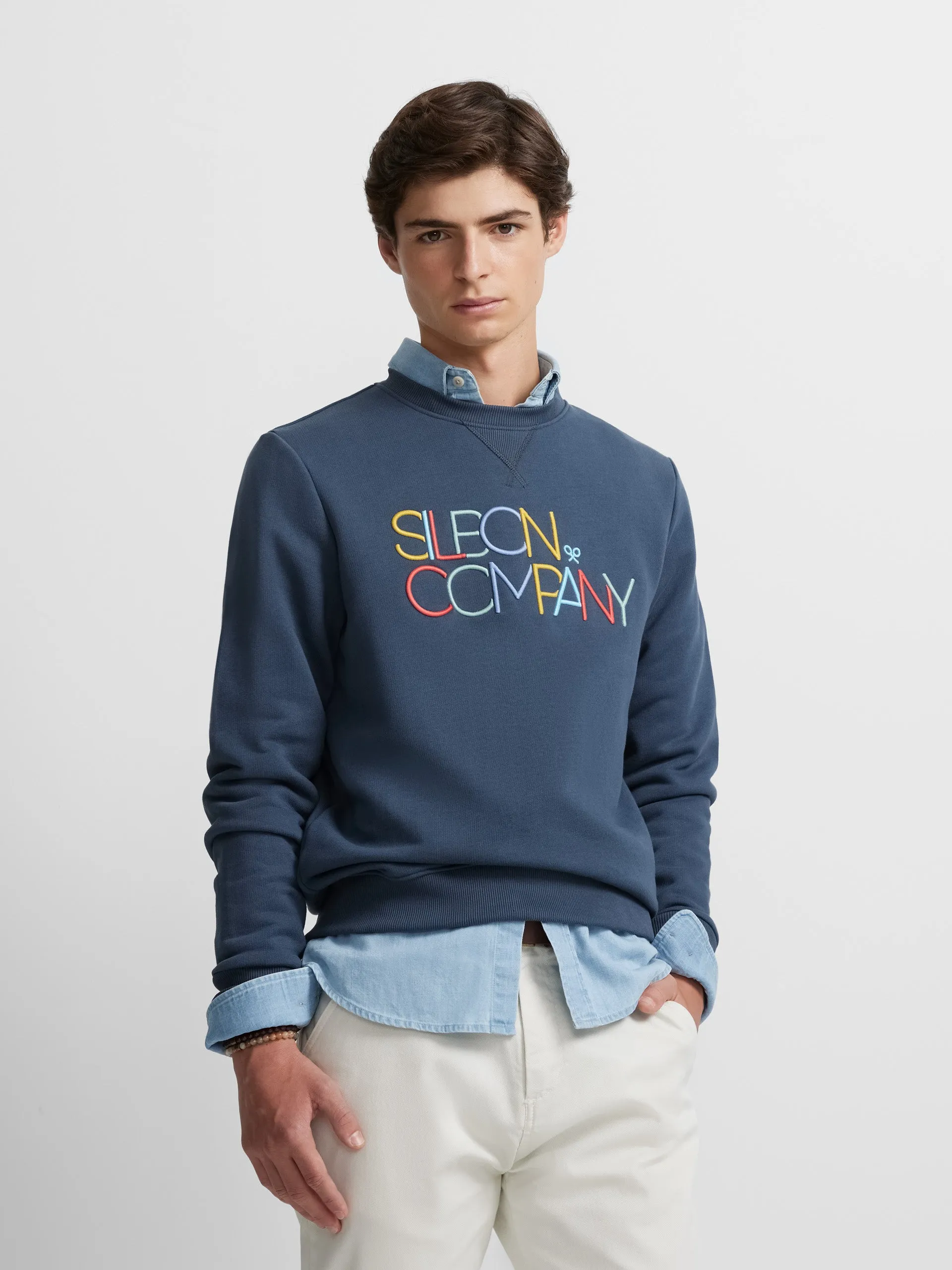 Sudadera silbon company azul marino