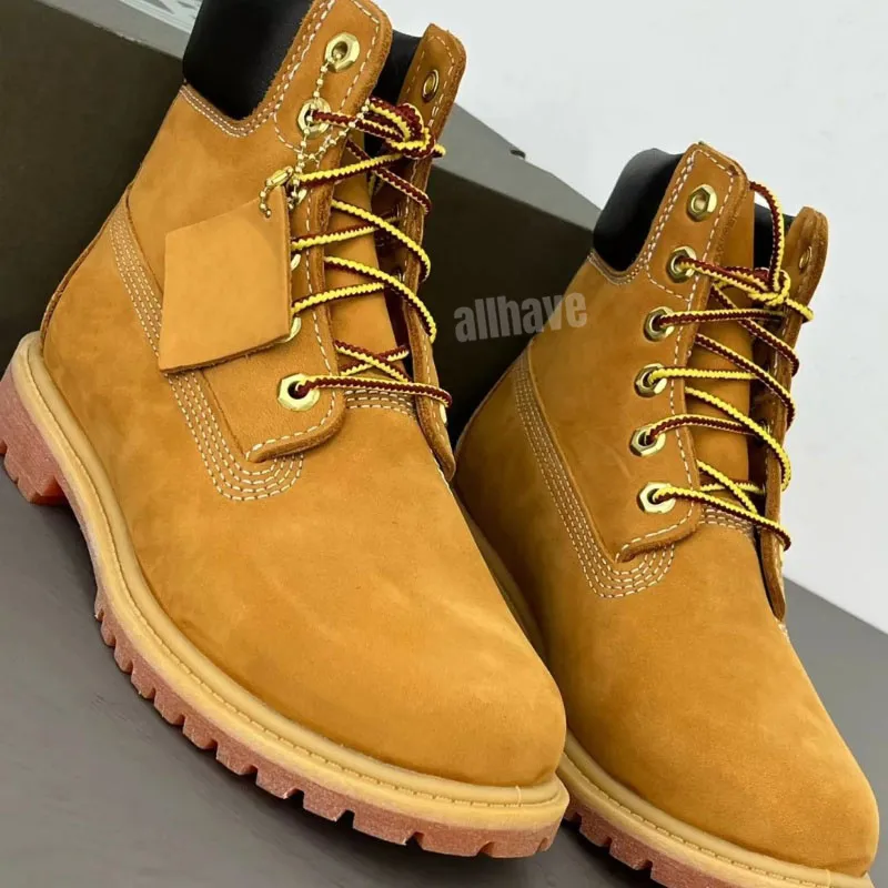 Top Boot Designer Luxury Boots Shoes Boots Boots impermeables al tobillo Classic Martin Cowboy Amarillo Rojo Blue Black Rosa Pin