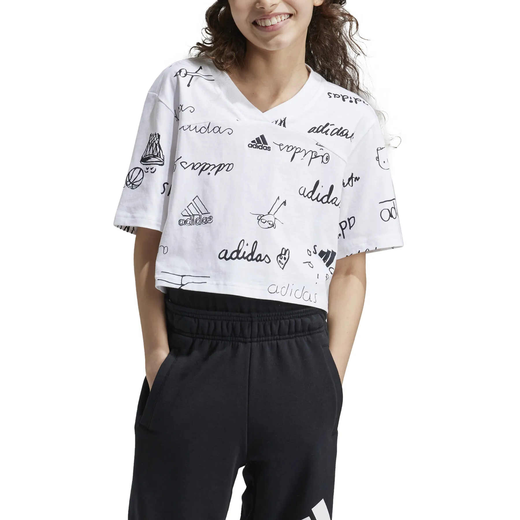 Top de chica adidas Brand Love