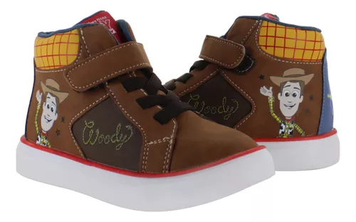 Toy Story Tenis Bota Urbano Casual Woody Velcro Niño 87555