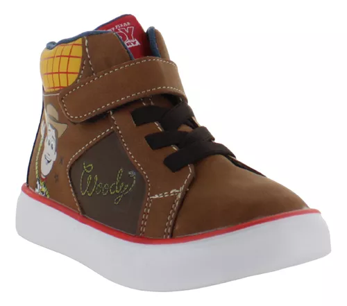 Toy Story Tenis Bota Urbano Casual Woody Velcro Niño 87555