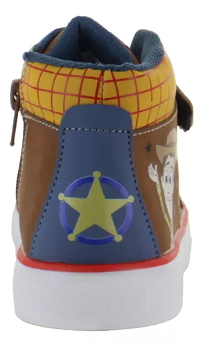 Toy Story Tenis Bota Urbano Casual Woody Velcro Niño 87555