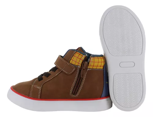 Toy Story Tenis Bota Urbano Casual Woody Velcro Niño 87555