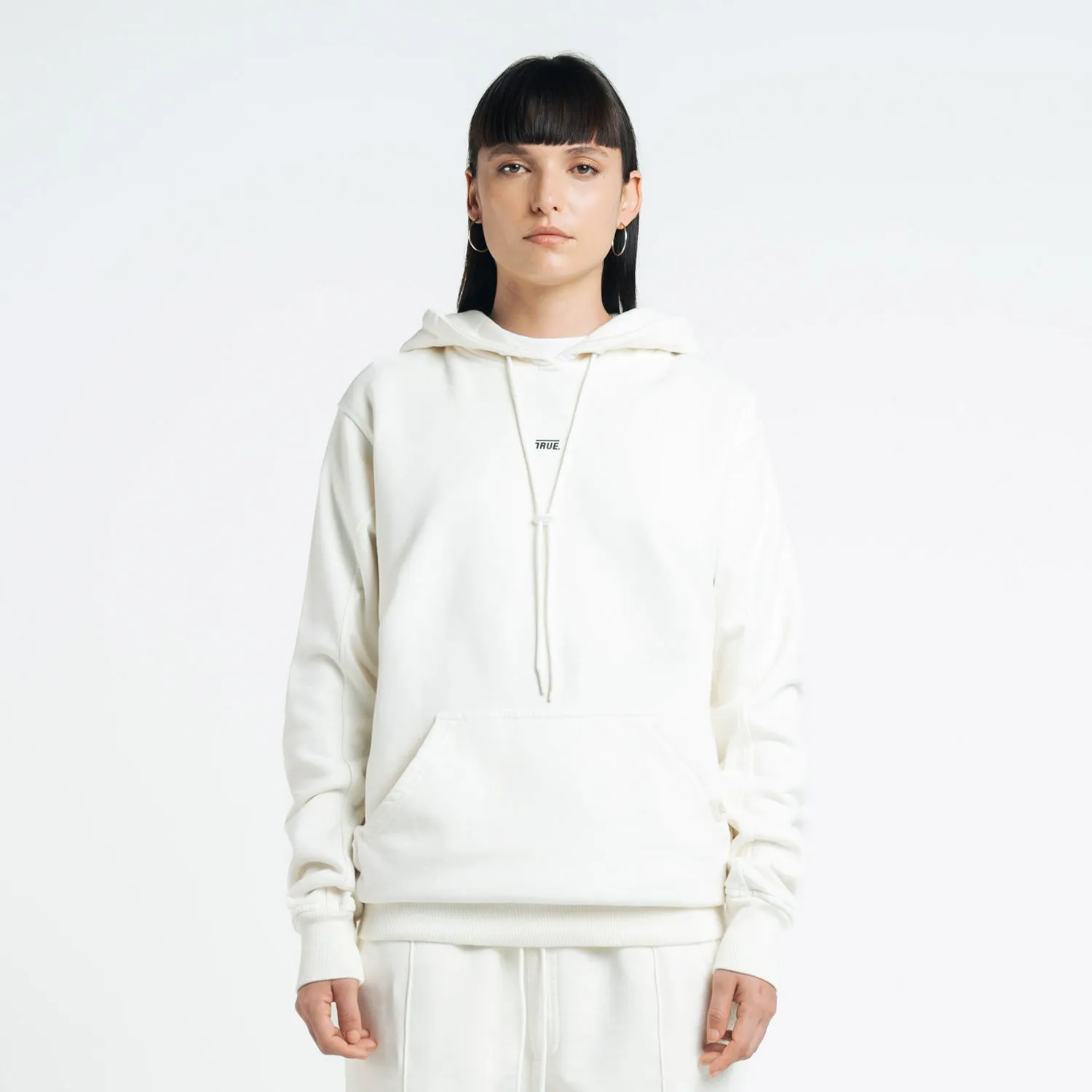 True Classic Slim Hoodie - Creme