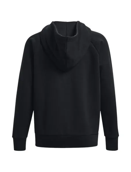 UNDER ARMOUR Sudadera Rival Fleece Full-Zip Mujer Black/White