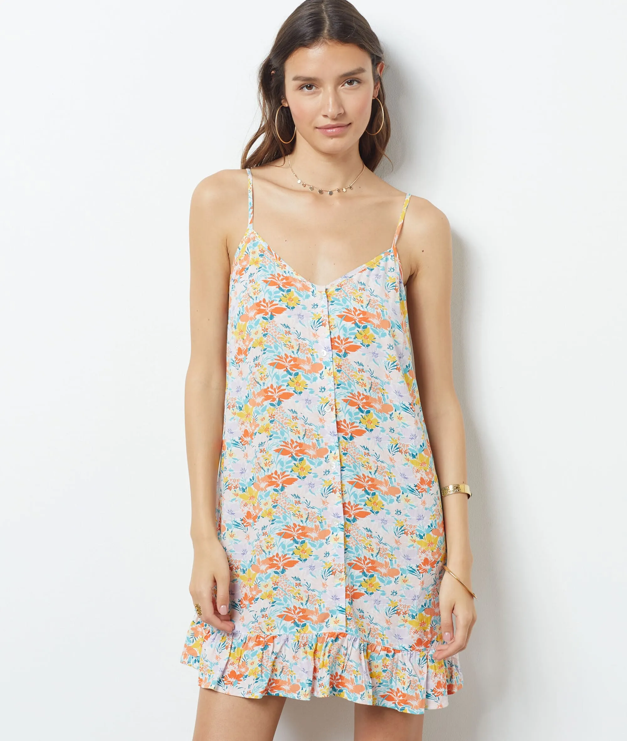 Vestido estampado floral HALLY MULTICOLORE - ETAM