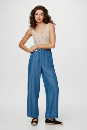 Vila Pantalon wide leg