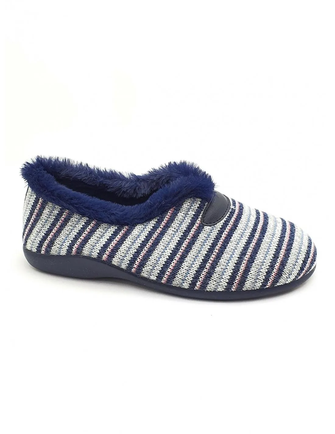 Zapatilla de casa para mujer Andinas en azul marino 9630-30