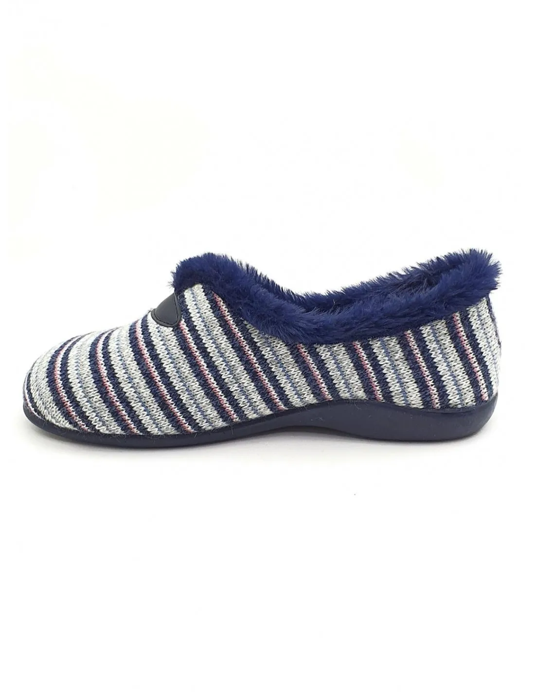 Zapatilla de casa para mujer Andinas en azul marino 9630-30