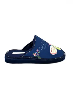 Zapatilla de mujer Andinas en azul marino 608 - ANDINAS