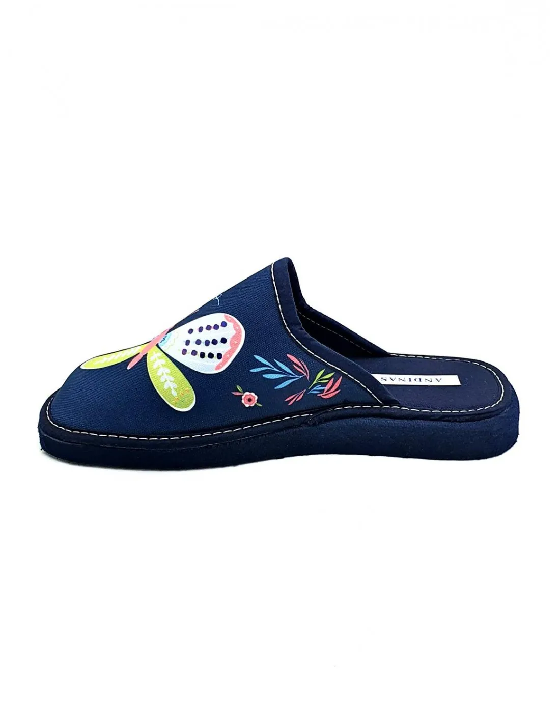 Zapatilla de mujer Andinas en azul marino 608 - ANDINAS