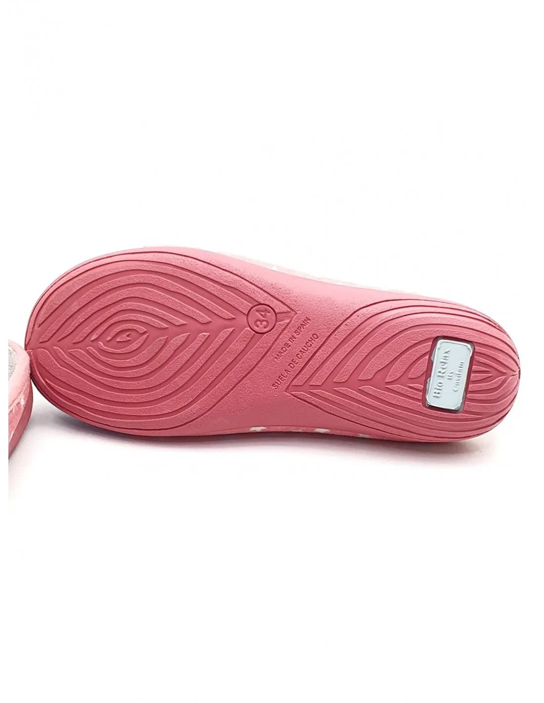 Zapatilla de mujer/niña Biorelax en rosa 13334N