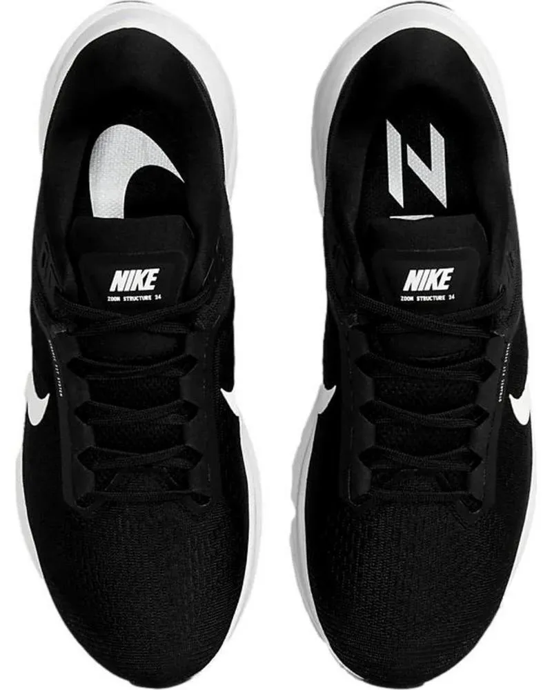 Zapatillas deporte de Hombre NIKE ZAPATILLAS NEGRAS AIR ZOOM STRUCTURE DA8535 NEGRO