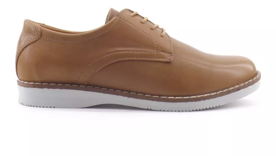 Zapato Hombre Cordon Cuero Casual Comodo Liquidacion 1871