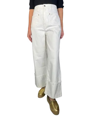 ZARA Pantalón Blanco