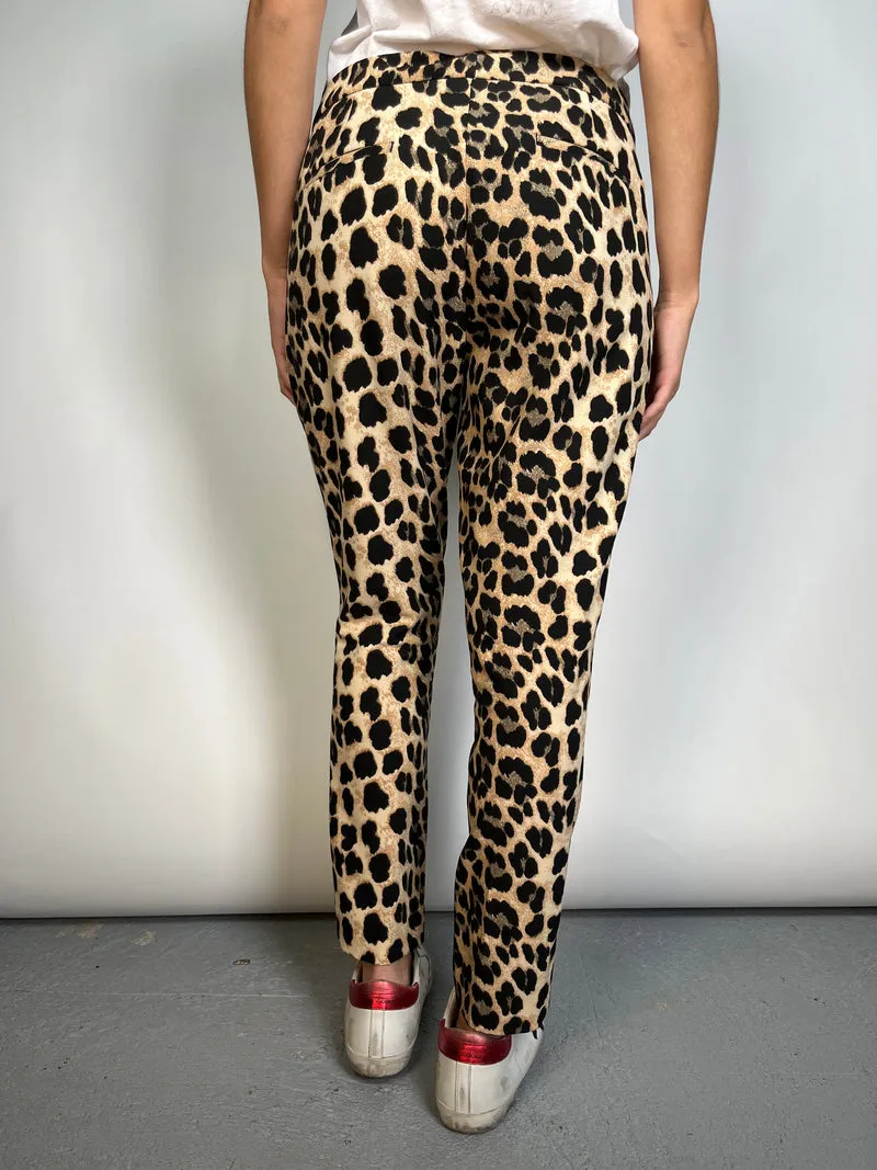 ZARA Pantalón Leopardo