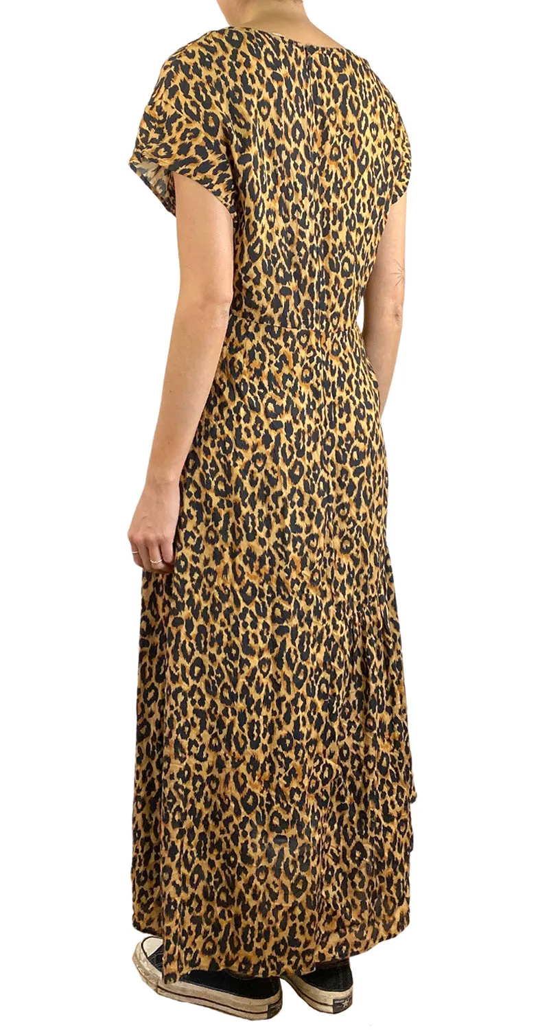 ZARA Vestido Maxi Animal Print