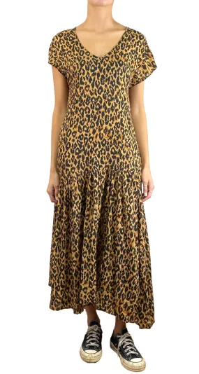 ZARA Vestido Maxi Animal Print